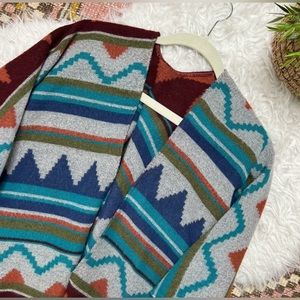 Target Limited Edition Aztec Boho Poncho Shawl Beach Festival